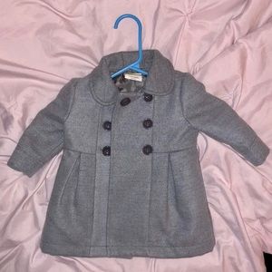 Infant Grey Peacoat
